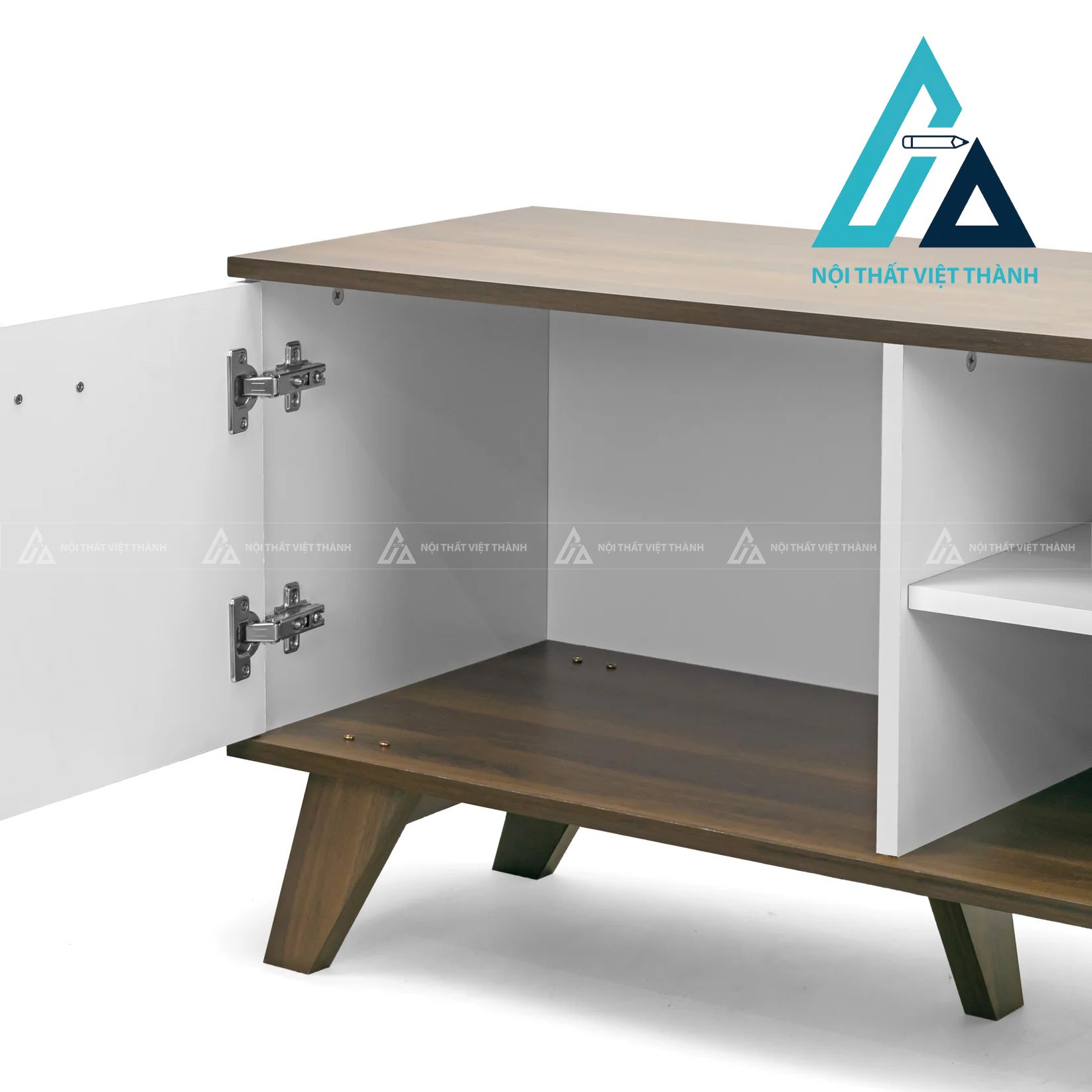 Kệ Tivi Gỗ Công Nghiệp Phong Cách Hiện Đại Dễ Bài Trí 4