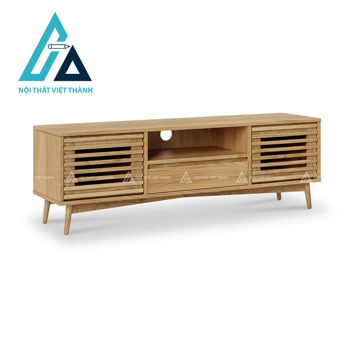 Kệ Tivi Gỗ Tự Nhiên Phong Cách Tối Giản Hiện Đại 1