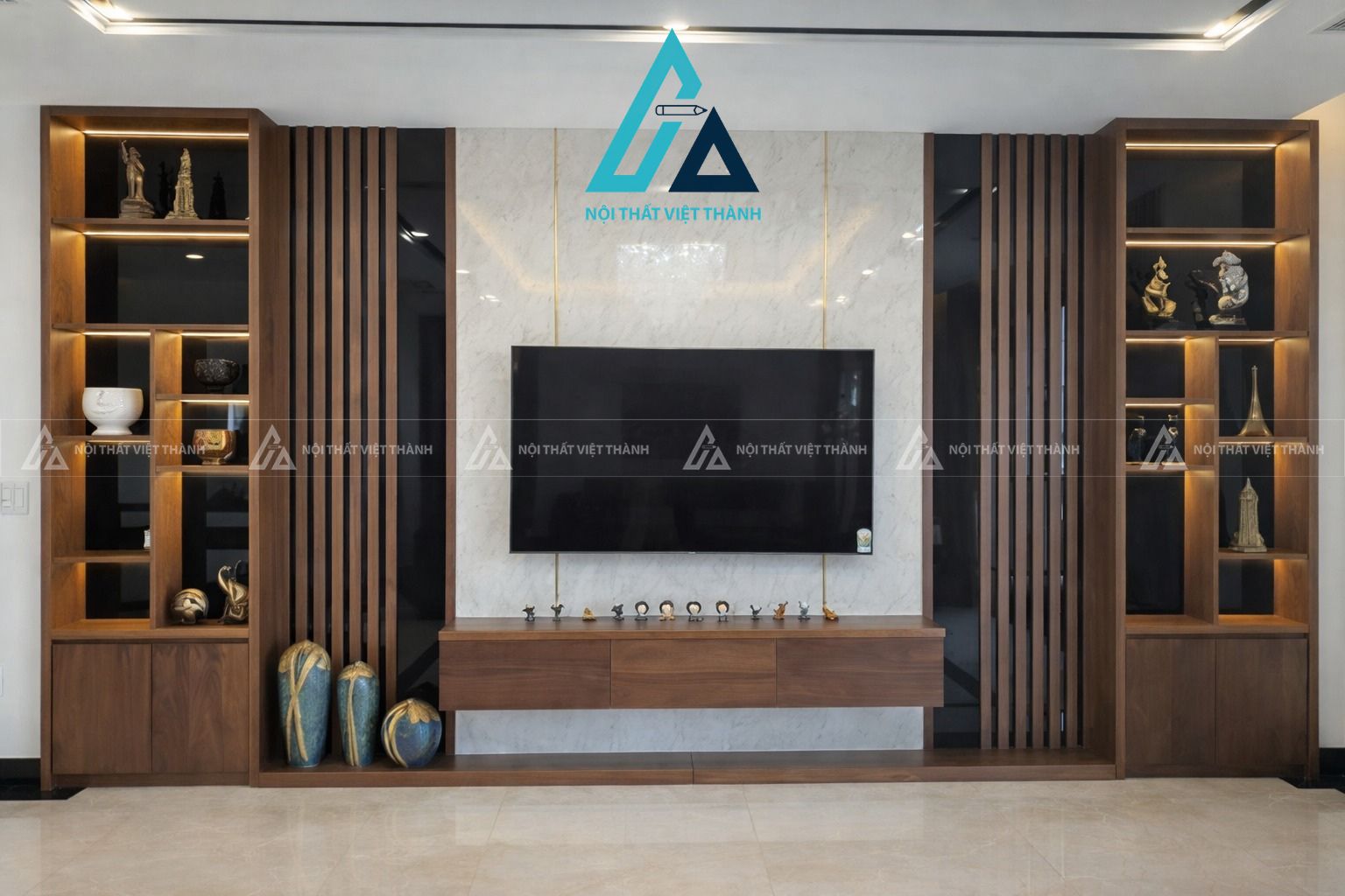 Kích thước kệ tivi phù hợp cho từng không gian