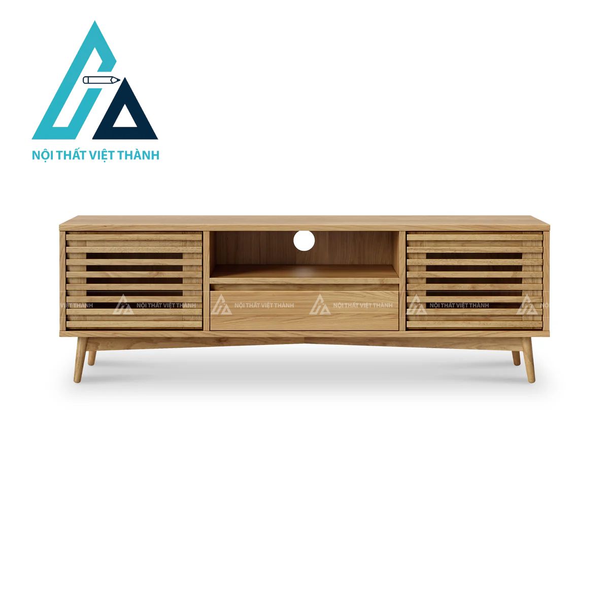 Kệ Tivi Gỗ Tự Nhiên Phong Cách Tối Giản Hiện Đại 2