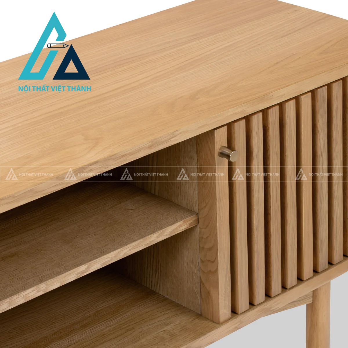 Kệ Tivi Phòng Khách Gỗ Tự Nhiên Thiết Kế Sang Trọng 6