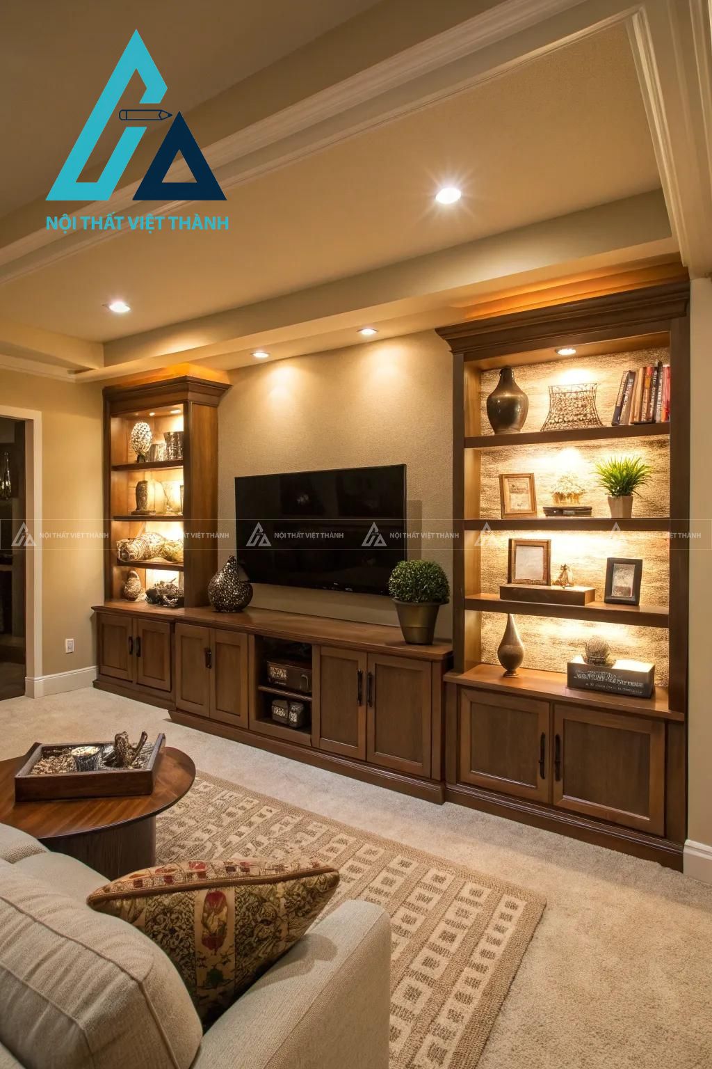 Tăng giá trị thẩm mỹ cho không gian phòng khách