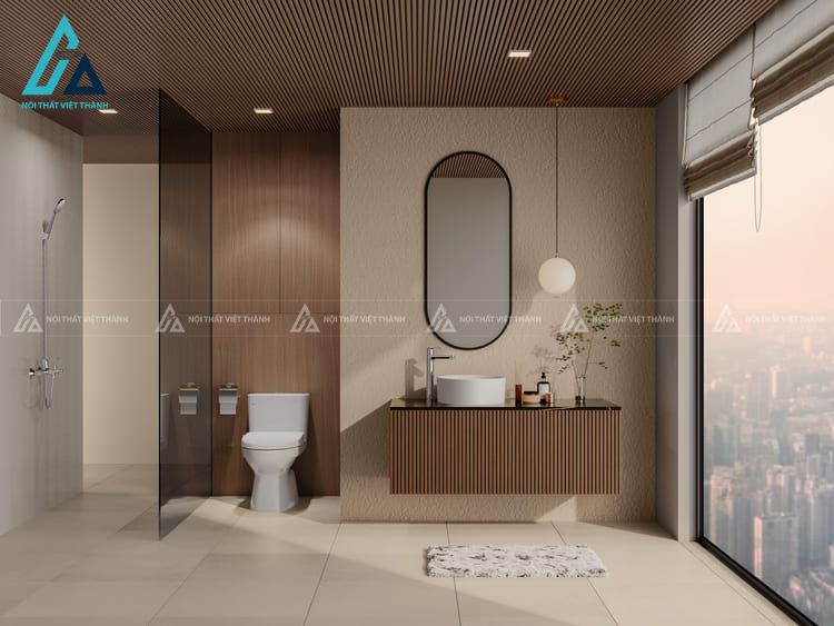 Nhà vệ sinh lớn cho chung cư cao cấp
