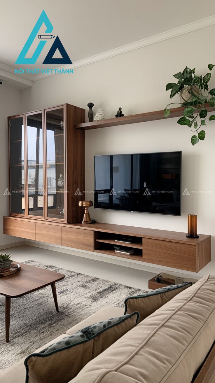 Nội thất phòng khách tối giản