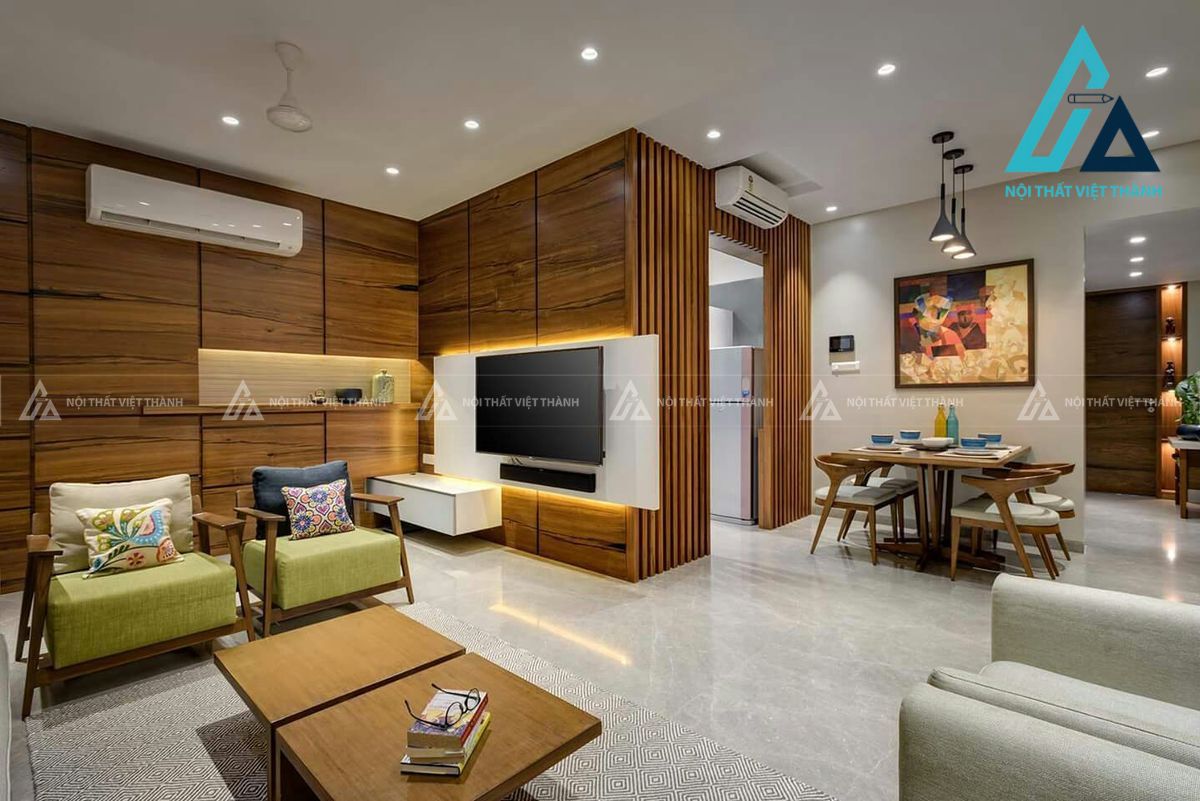 Thiết kế và thi công nội thất phòng khách chuyên nghiệp