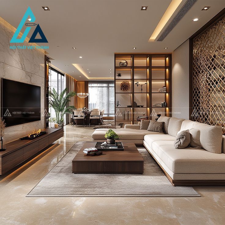 Nội thất phòng khách hài hoà