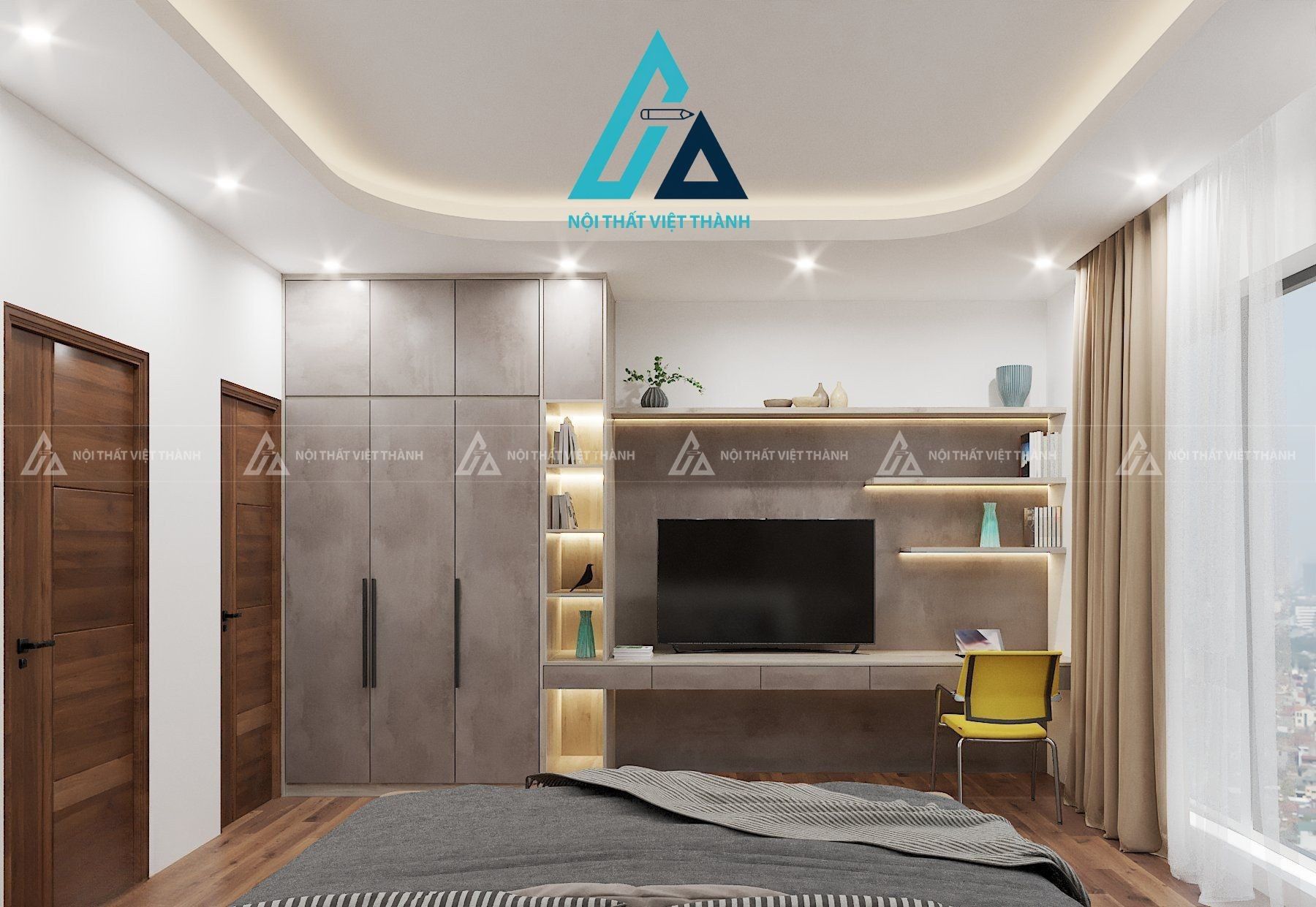 Nội thất phong ngủ hiện đại