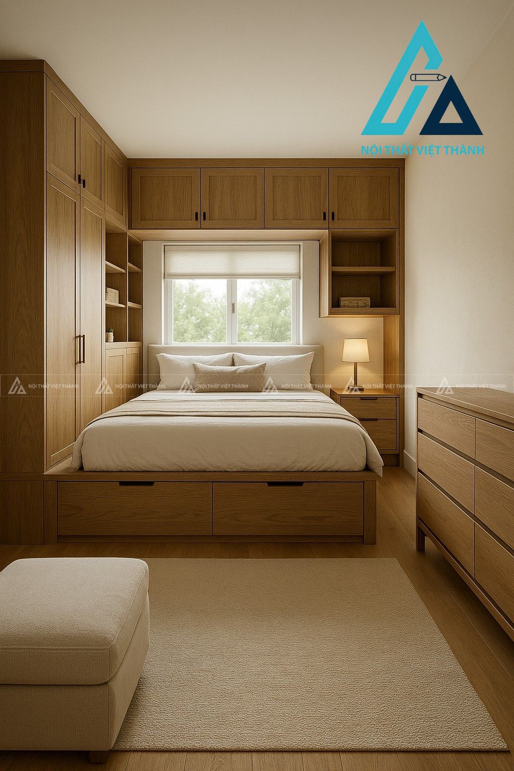 Nội thất phòng ngủ ấm cúng