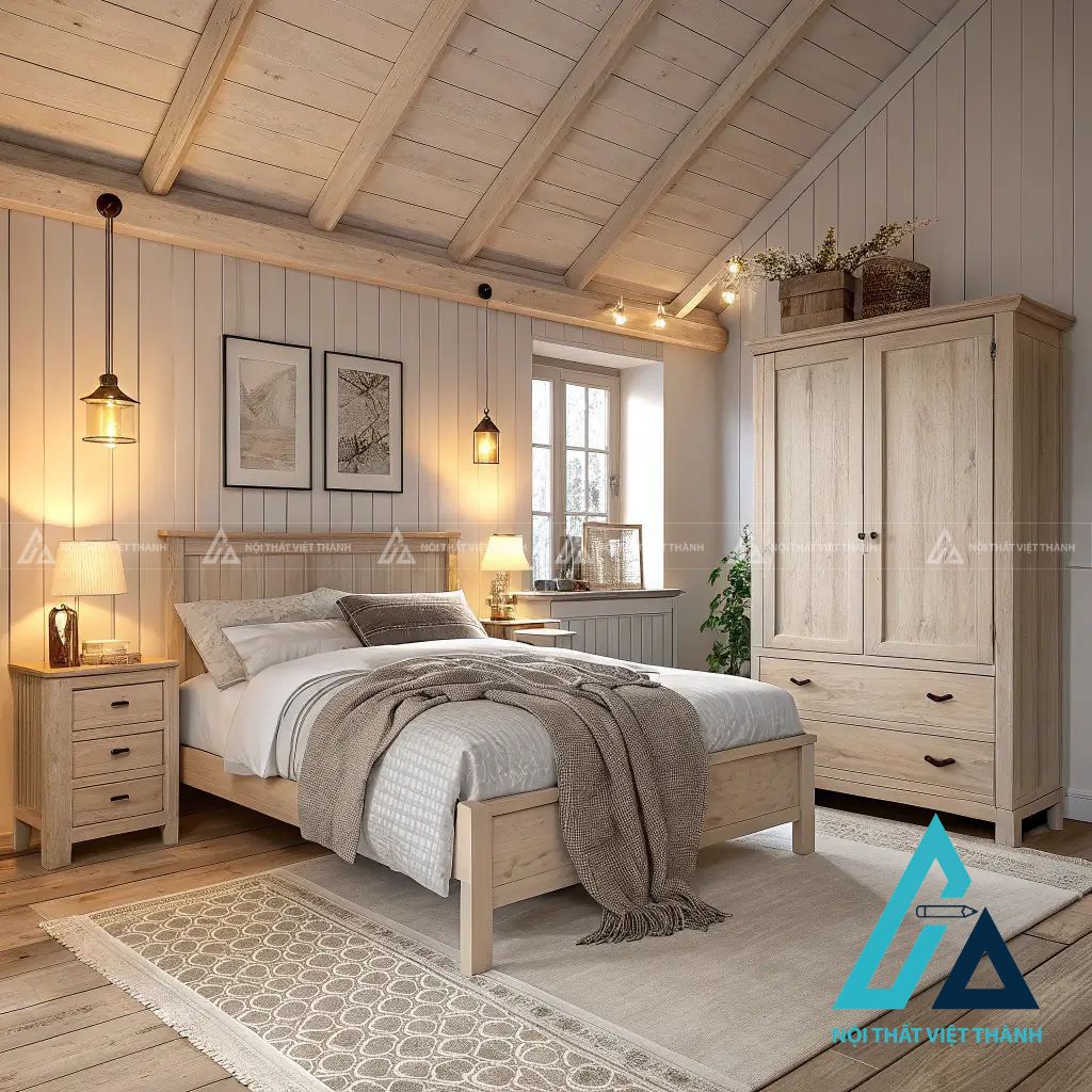 Nội thất phòng ngủ phong cách Bắc Âu