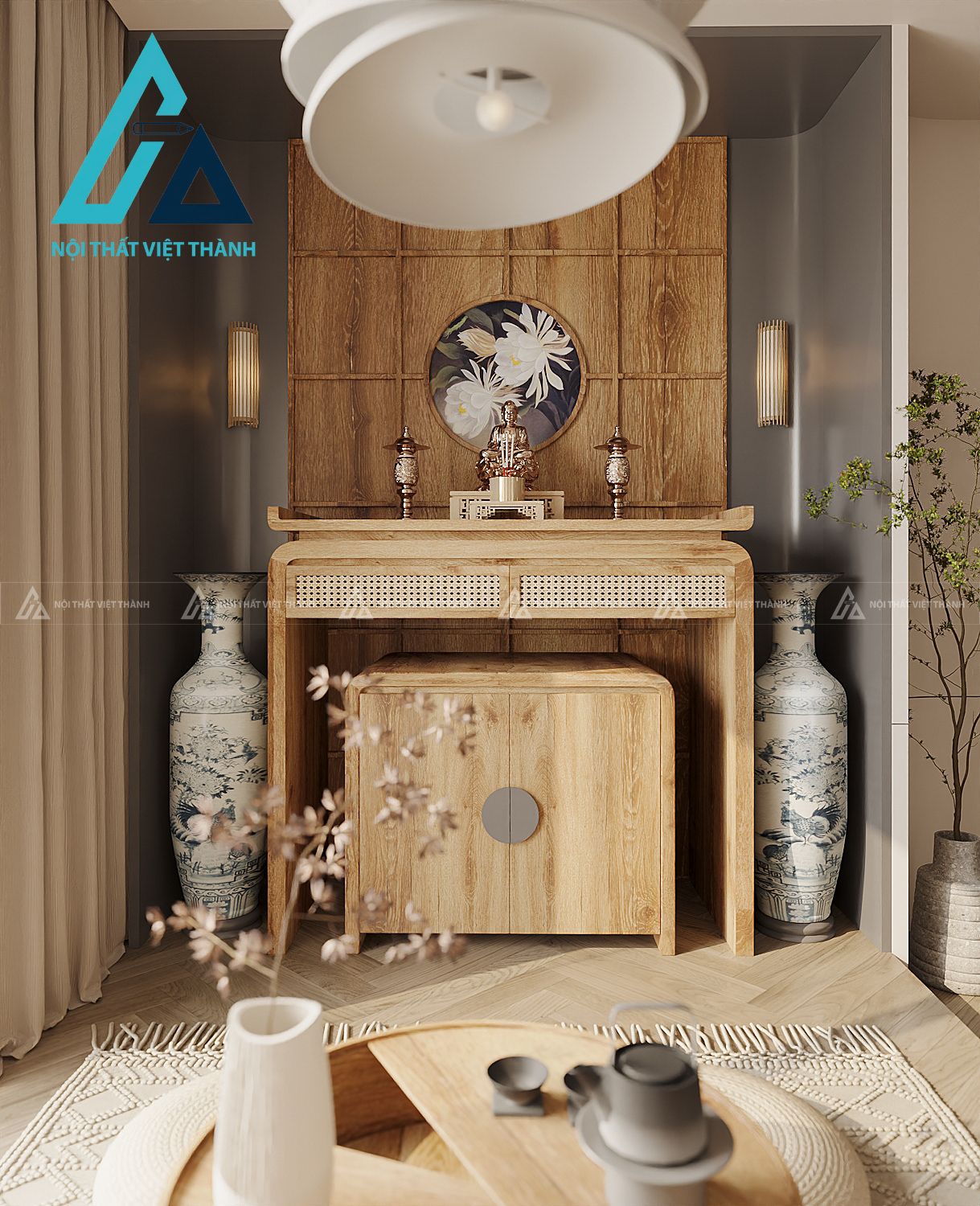 Phòng thờ cho nhà phố