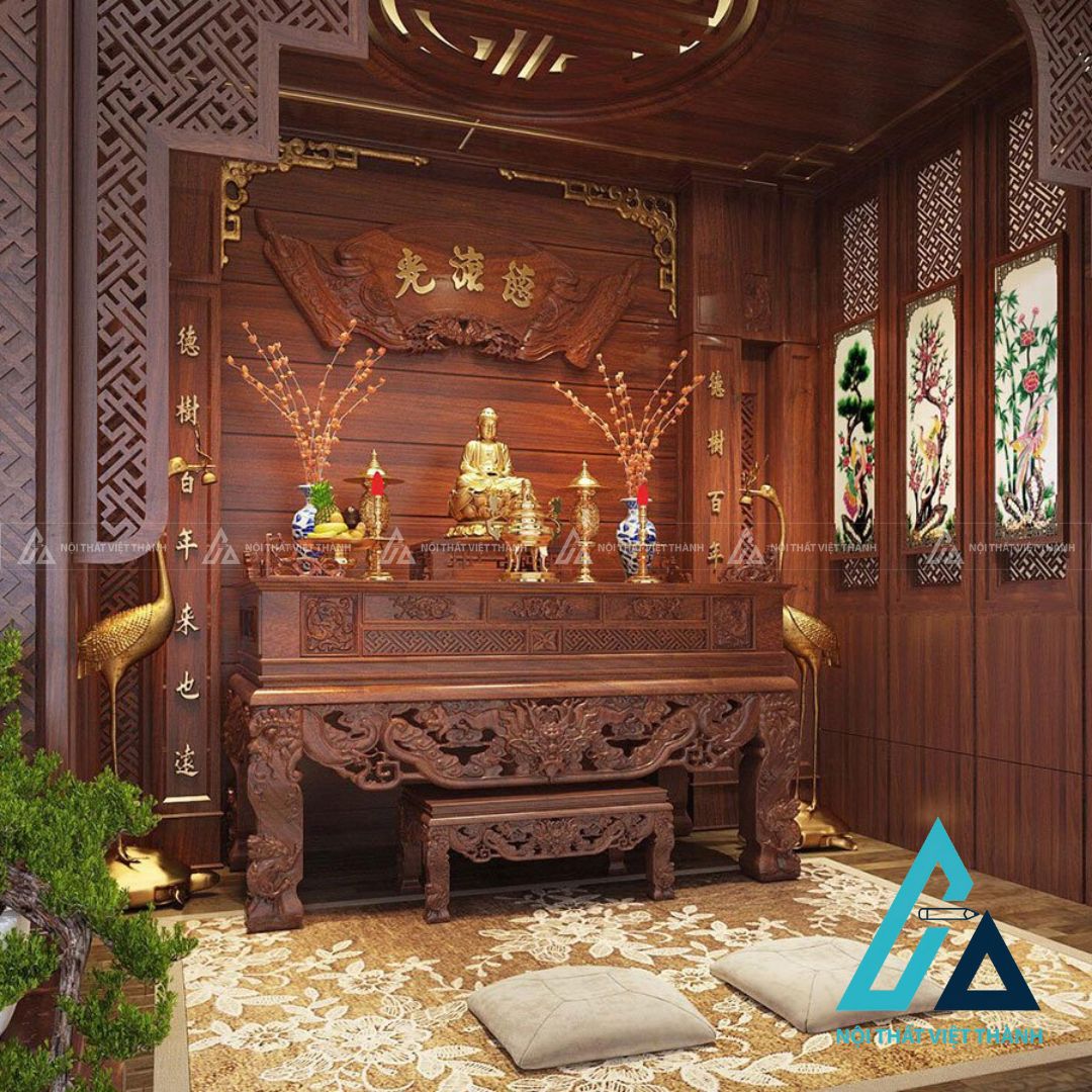 Phòng thờ cho biệt thự