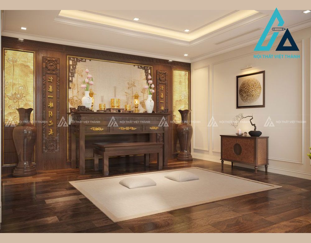 Nên bài trí nội thất phòng thờ như thế nào?