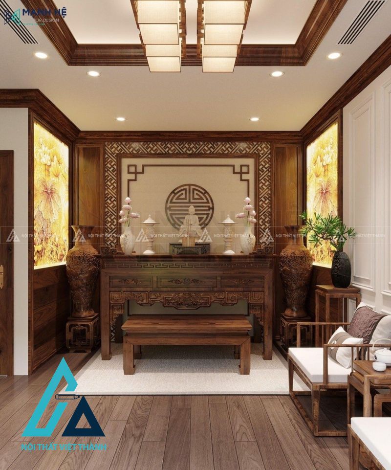 Yếu tố ảnh hưởng đến nội thất phòng thờ