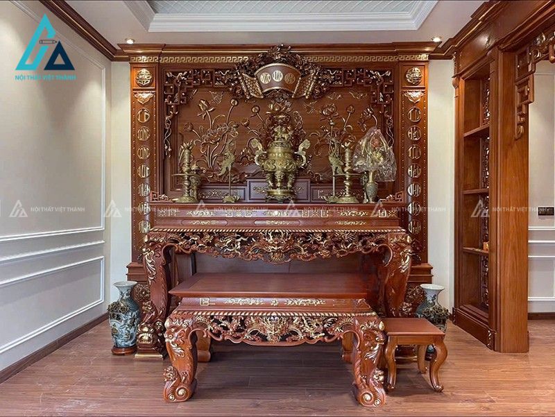 Hướng bàn thờ đảm bảo phong thuỷ, thẩm mỹ