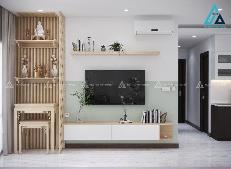 Phòng thờ trang nghiêm cho chung cư, căn hộ