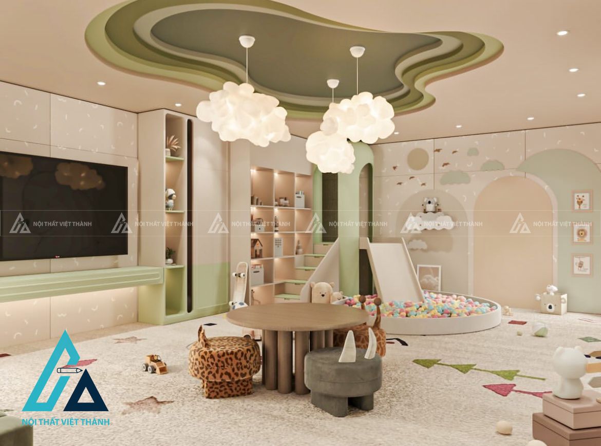 Thiết kế và thi công nội thất trẻ em theo yêu cầu