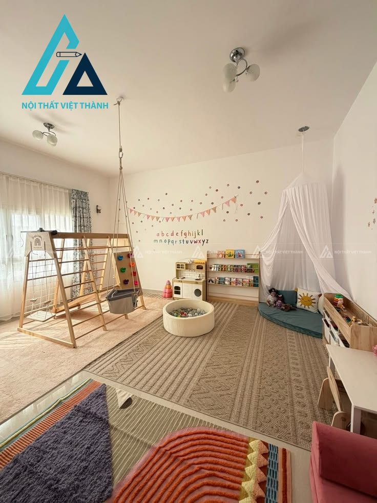 Nội thất trẻ em rộng rãi