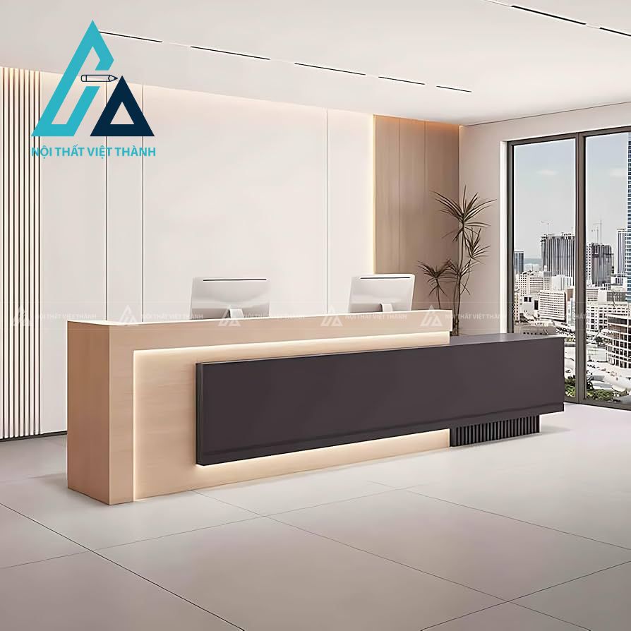 Quầy lễ tân đáp ứng nhu cầu sử dụng thực tế