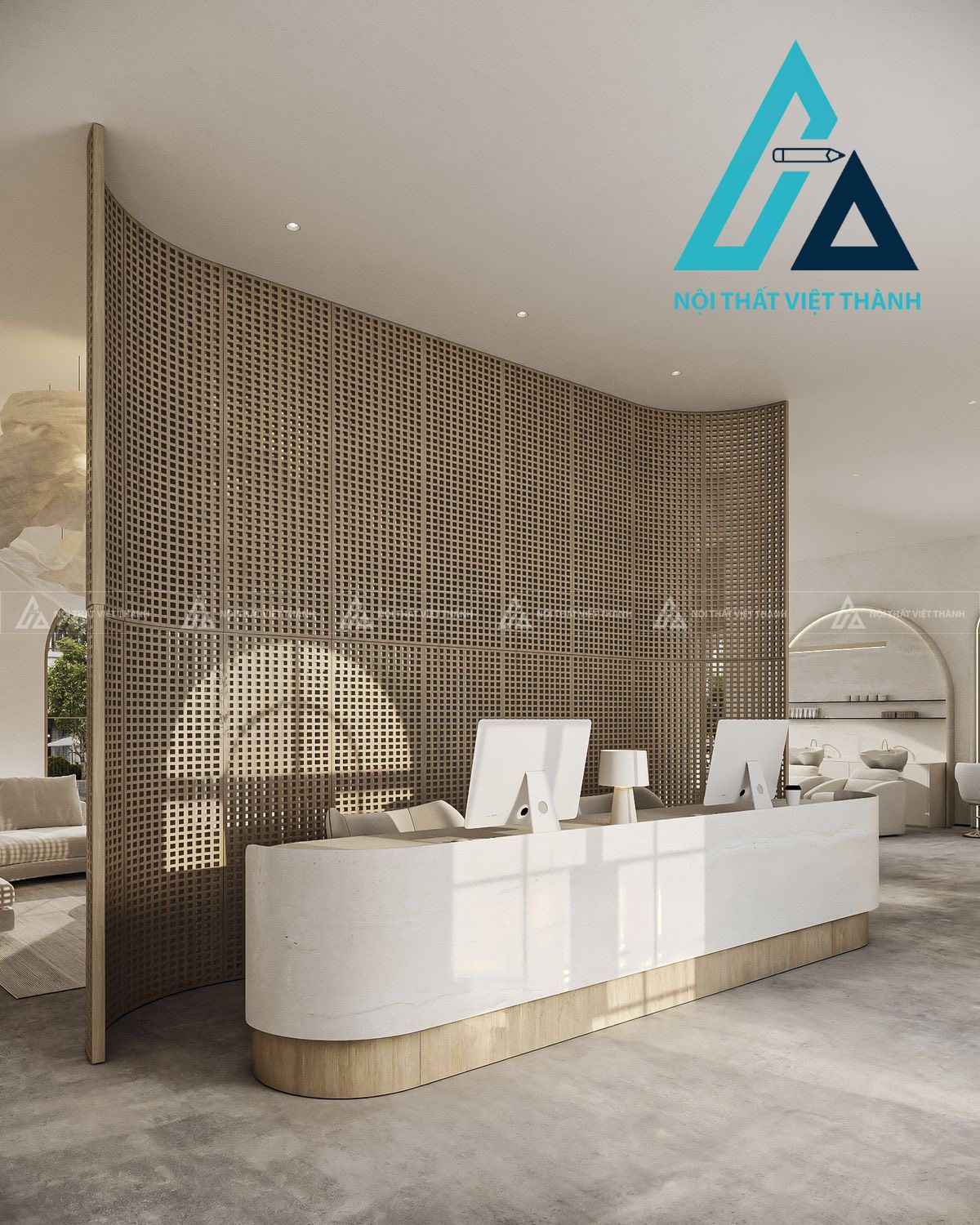 Lựa chọn quầy lễ tân theo ngành nghề