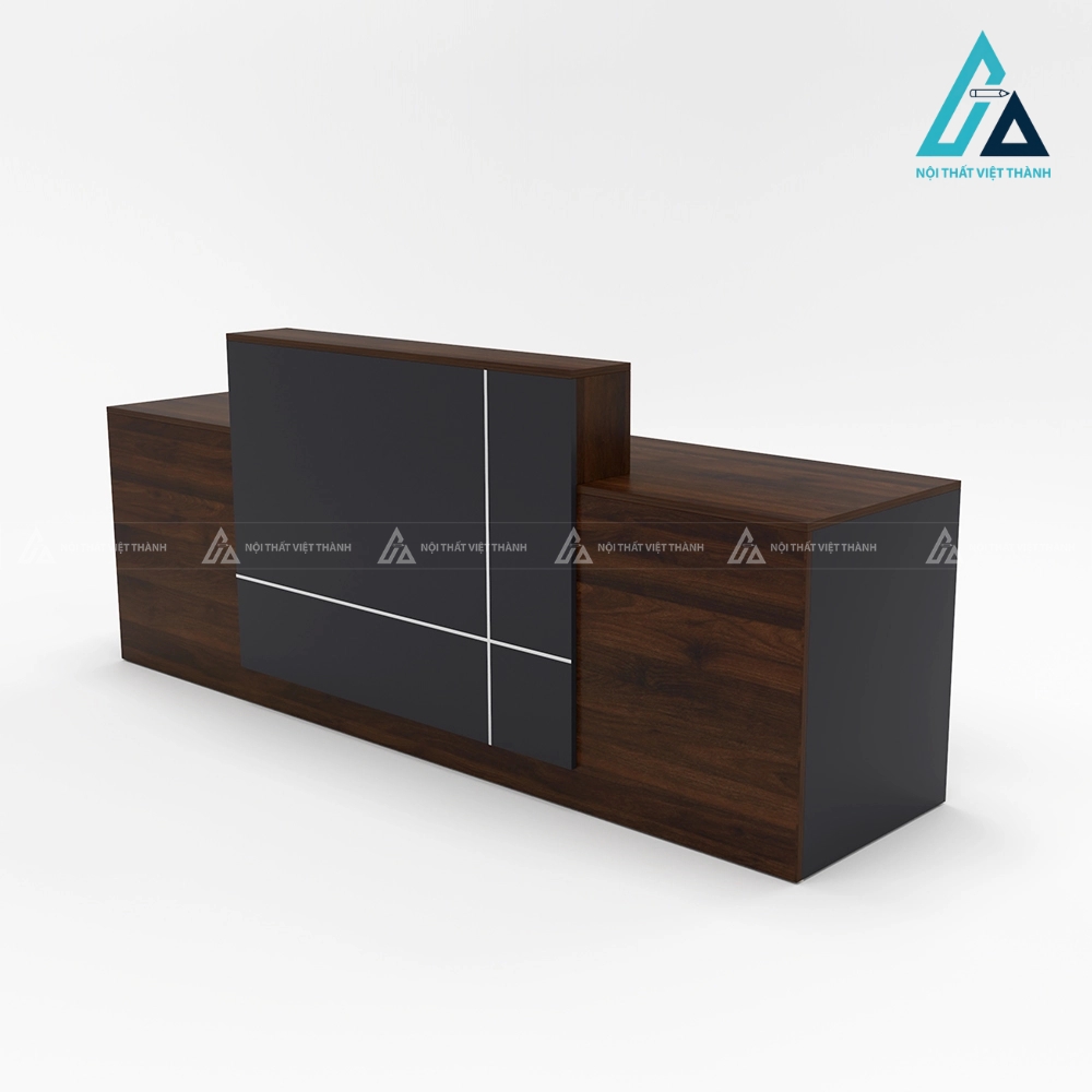 Quầy lễ tân thiết kế đối xứng tinh tế đẳng cấp 2