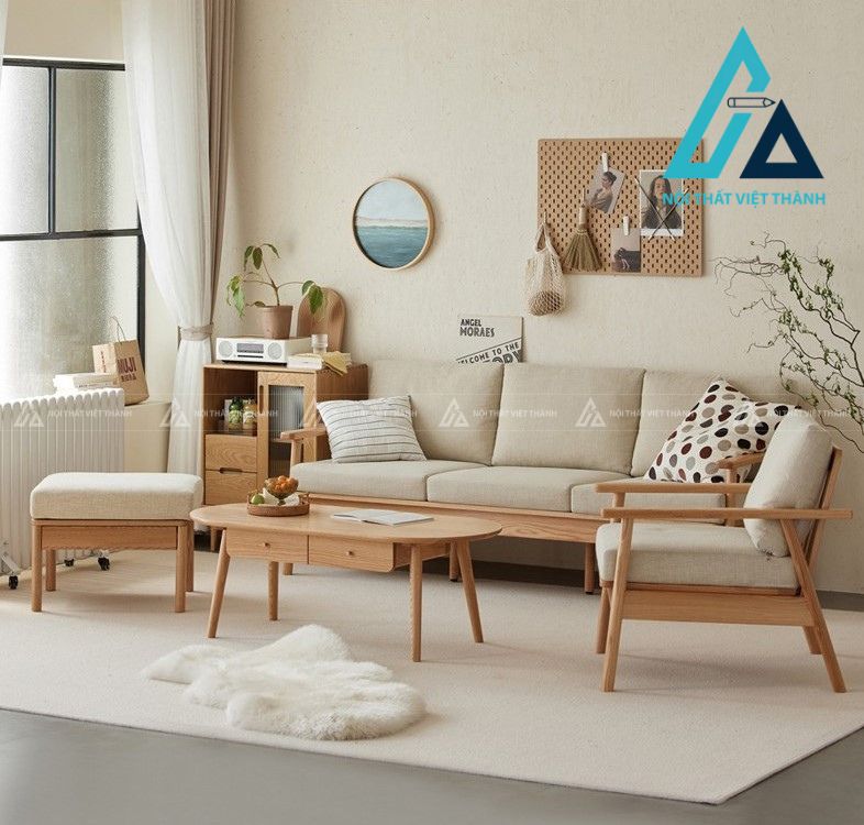 Salon gỗ hiện đại thể hiện gu thẩm mỹ của gia chủ