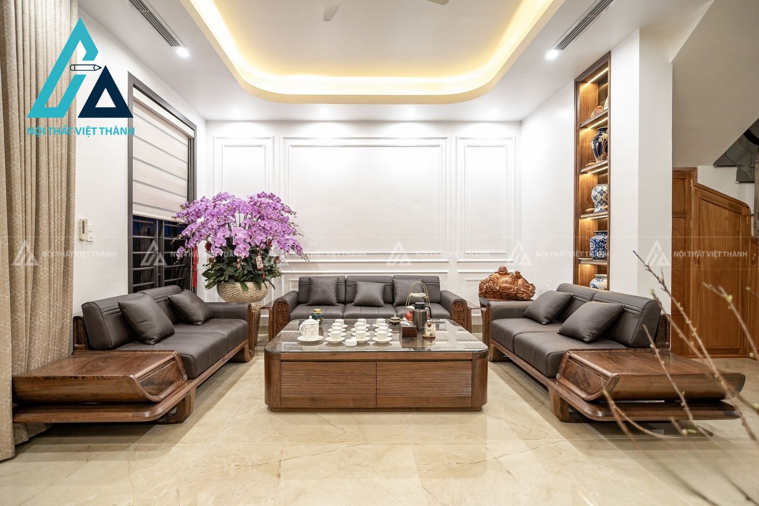 Sofa Gỗ Bền Đẹp Êm Ái Cho Không Gian Sống