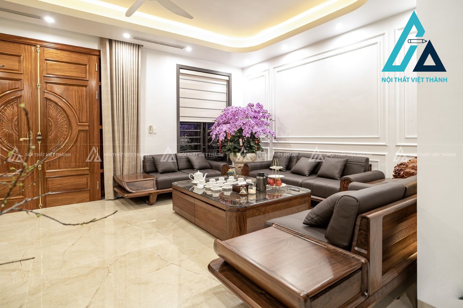 Sofa Gỗ Bền Đẹp Êm Ái Cho Không Gian Sống 1