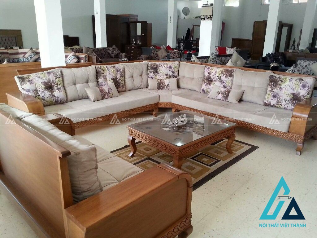 Mẫu sofa tối giản tập trung vào đường nét gọn gàng 