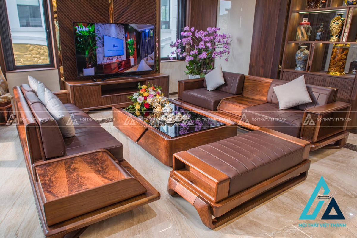 Sofa gỗ đa dạng cho nhiều phong cách nội thất
