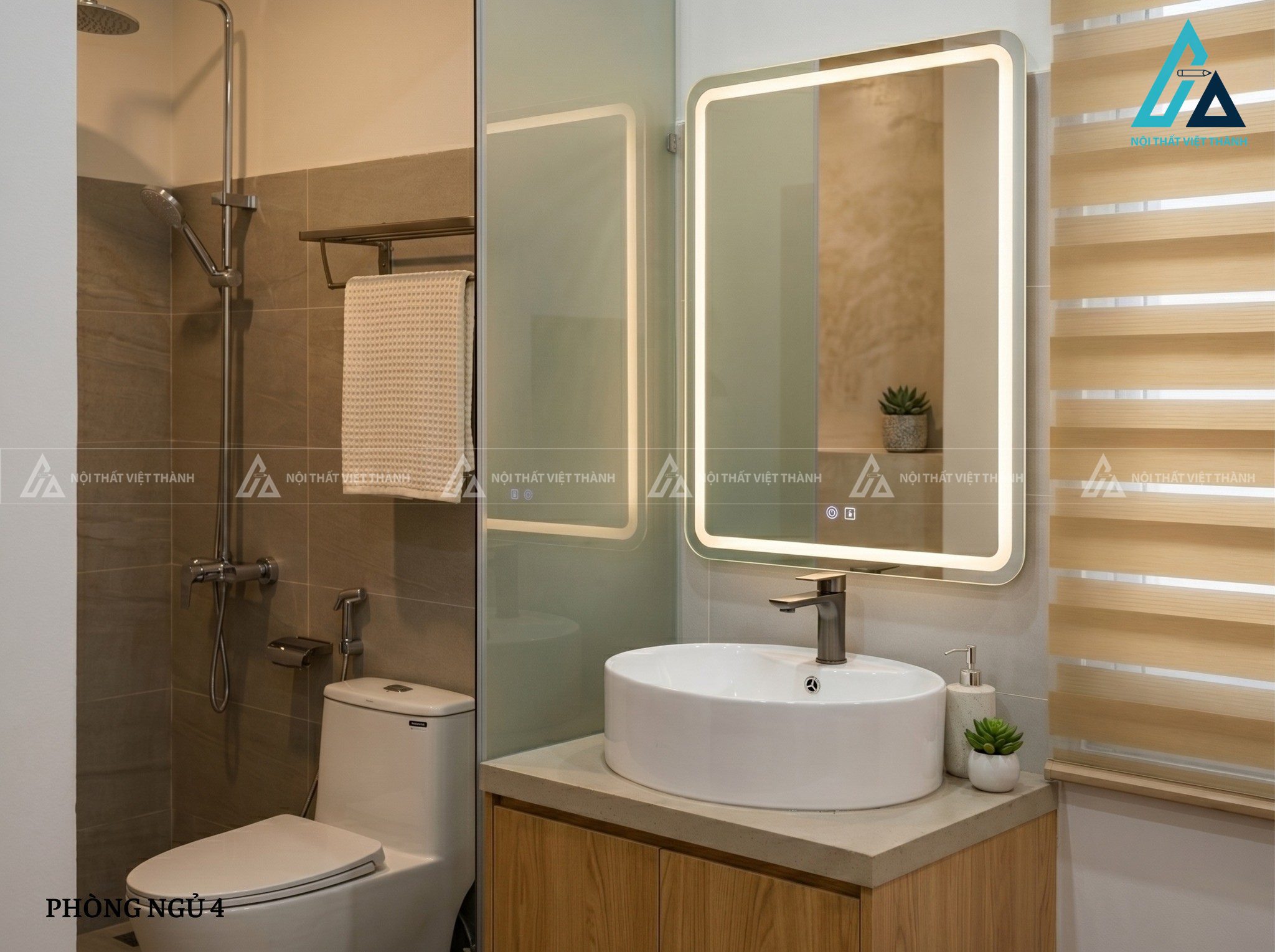 Thiết kế thi công nội thất 6 phòng ngủ chị Kiều Duyên Hòa Bình Bạc Liêu 12