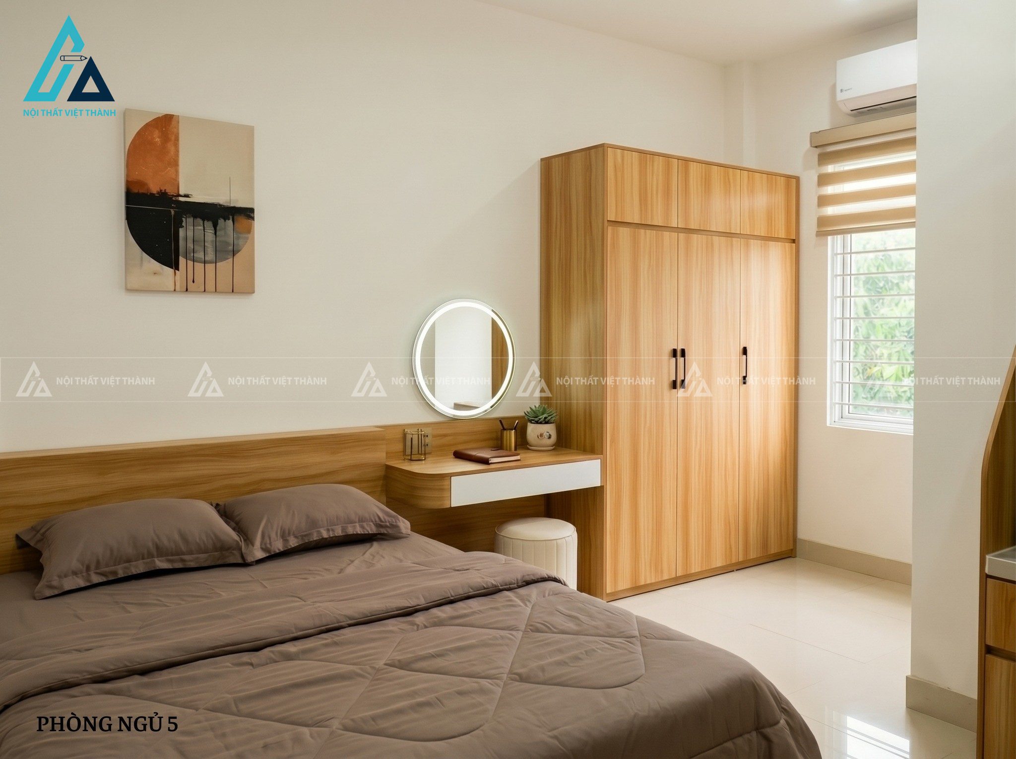 Thiết kế thi công nội thất 6 phòng ngủ chị Kiều Duyên Hòa Bình Bạc Liêu 14