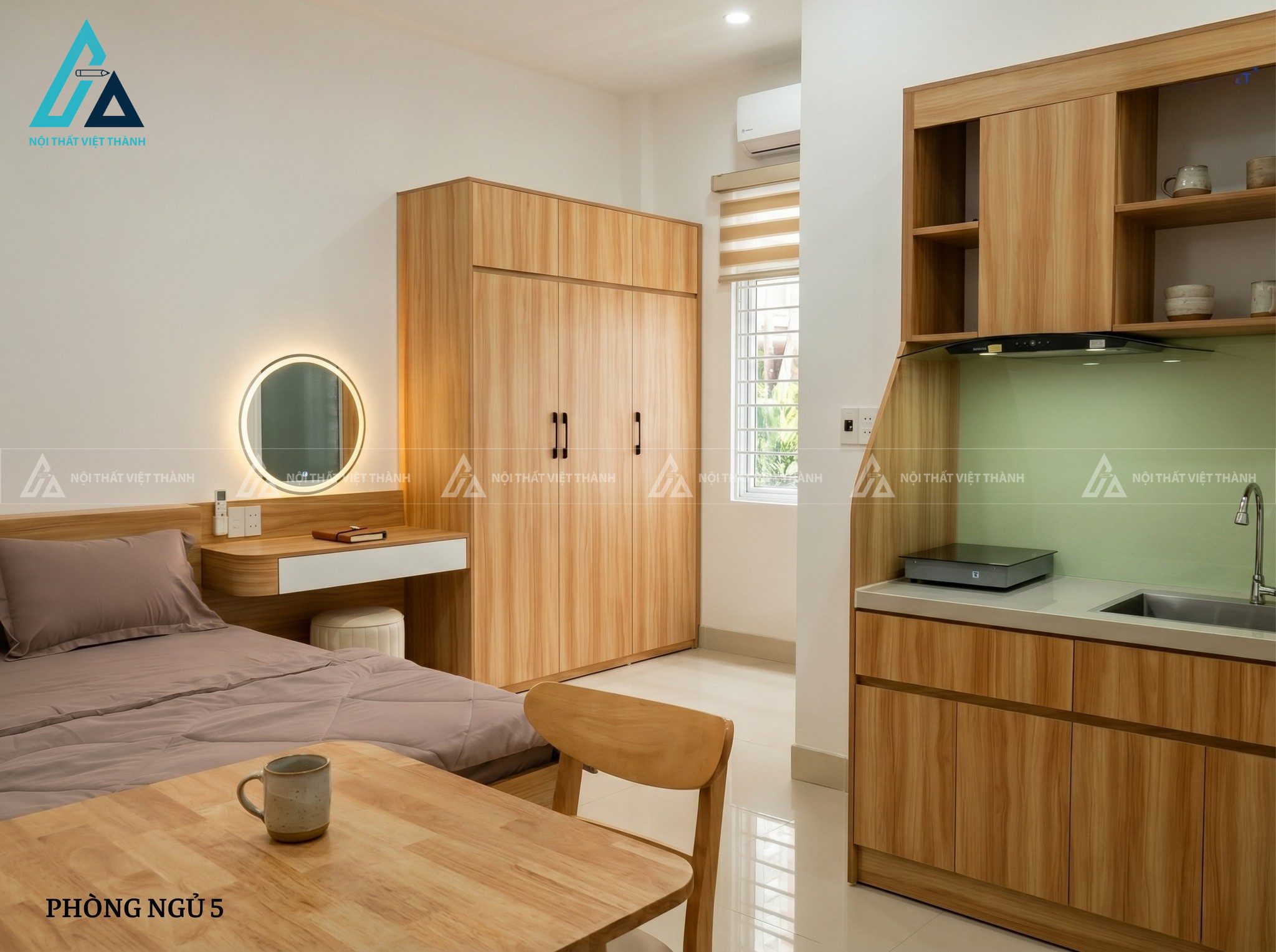 Thiết kế thi công nội thất 6 phòng ngủ chị Kiều Duyên Hòa Bình Bạc Liêu