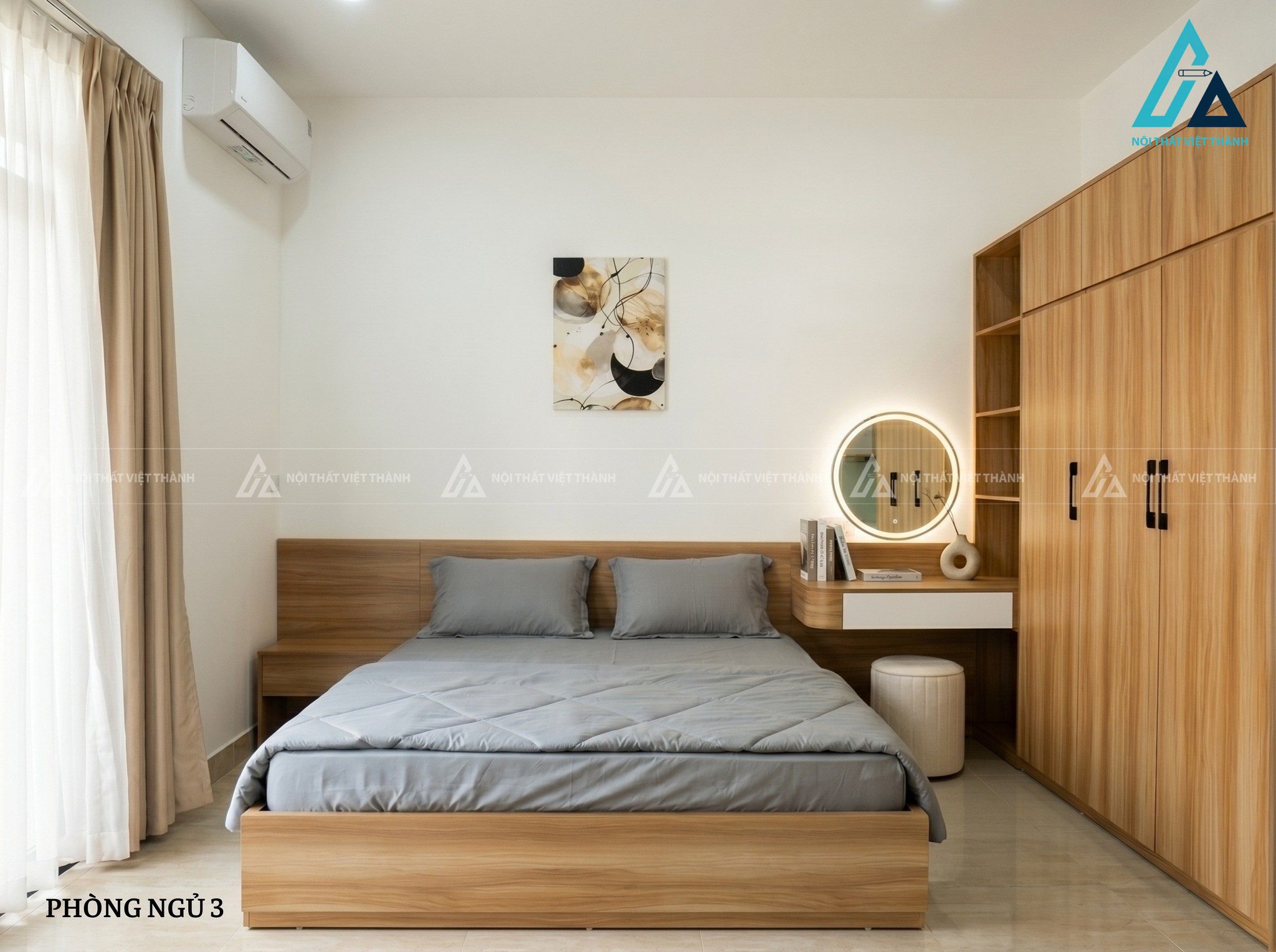 Thiết kế thi công nội thất 6 phòng ngủ chị Kiều Duyên Hòa Bình Bạc Liêu 7