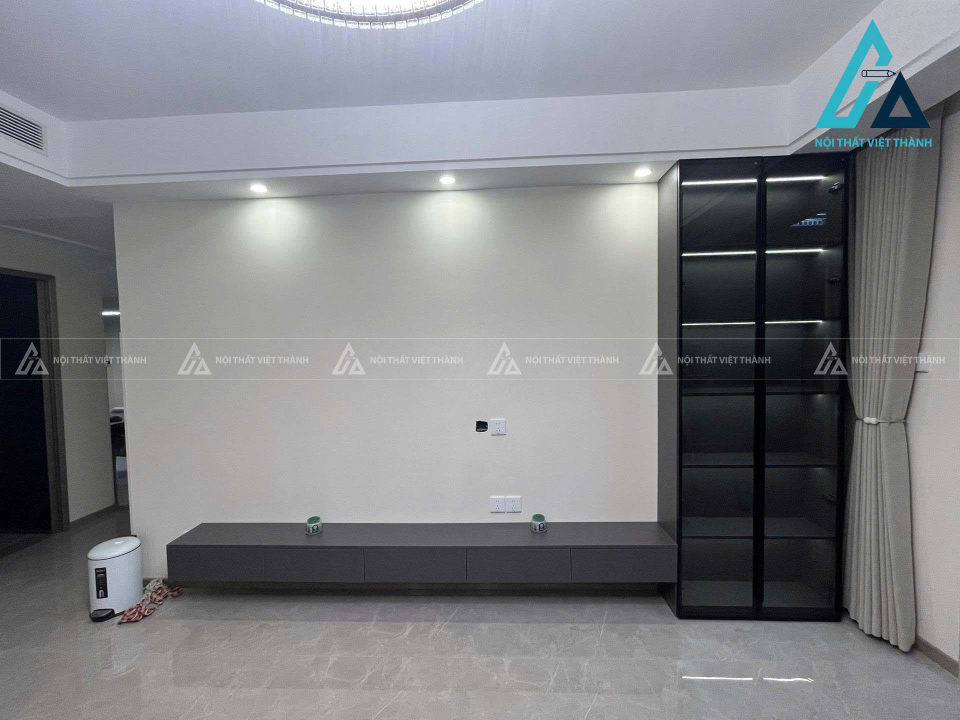 Thiết kế thi công nội thất chung cư căn hộ chú Quốc Minh Châu Thành Bến Tre 11