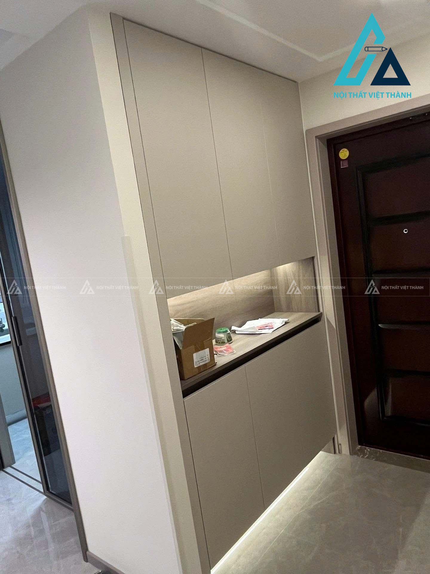 Thiết kế thi công nội thất chung cư căn hộ chú Quốc Minh Châu Thành Bến Tre 3