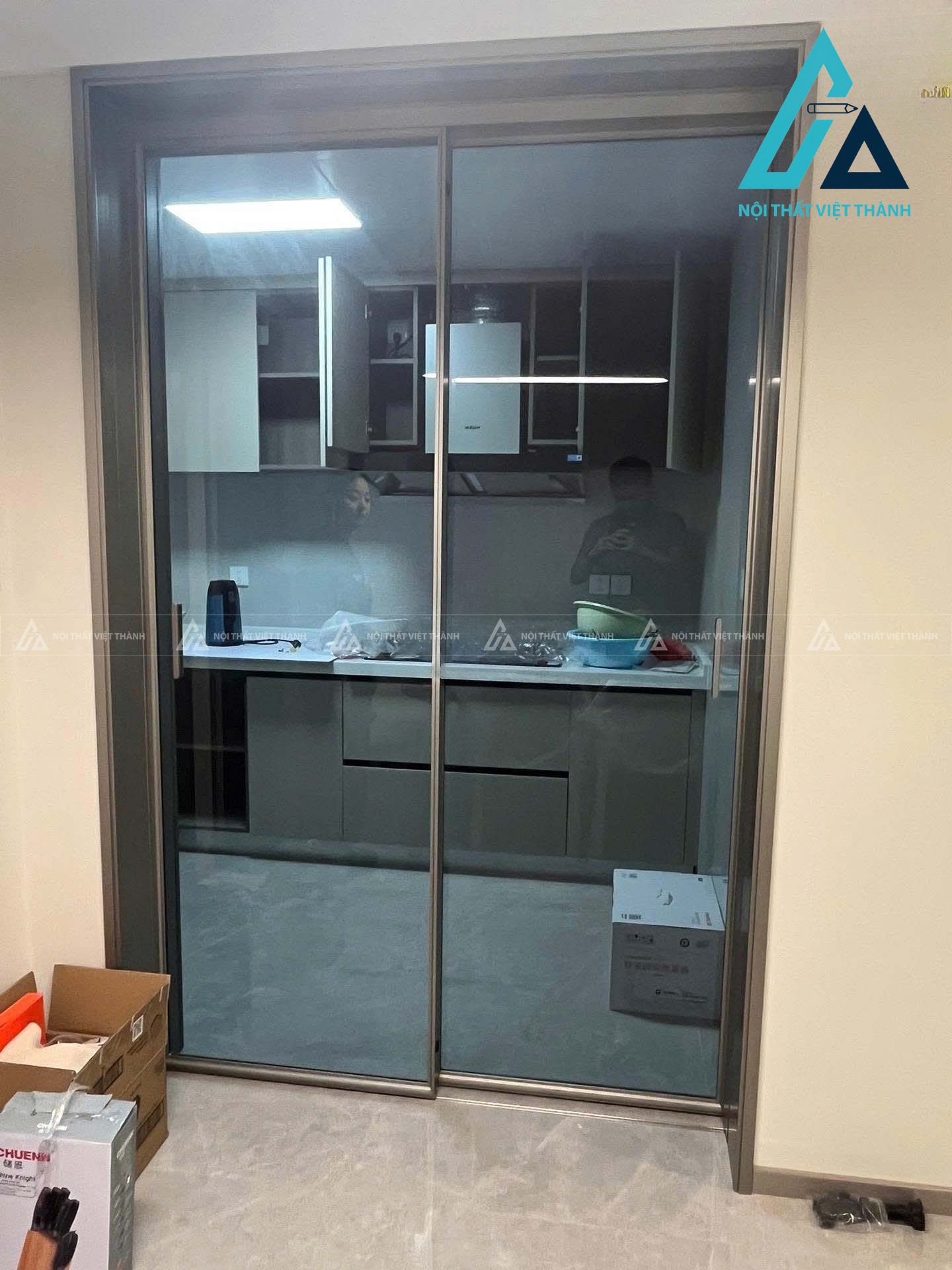 Thiết kế thi công nội thất chung cư căn hộ chú Quốc Minh Châu Thành Bến Tre 5