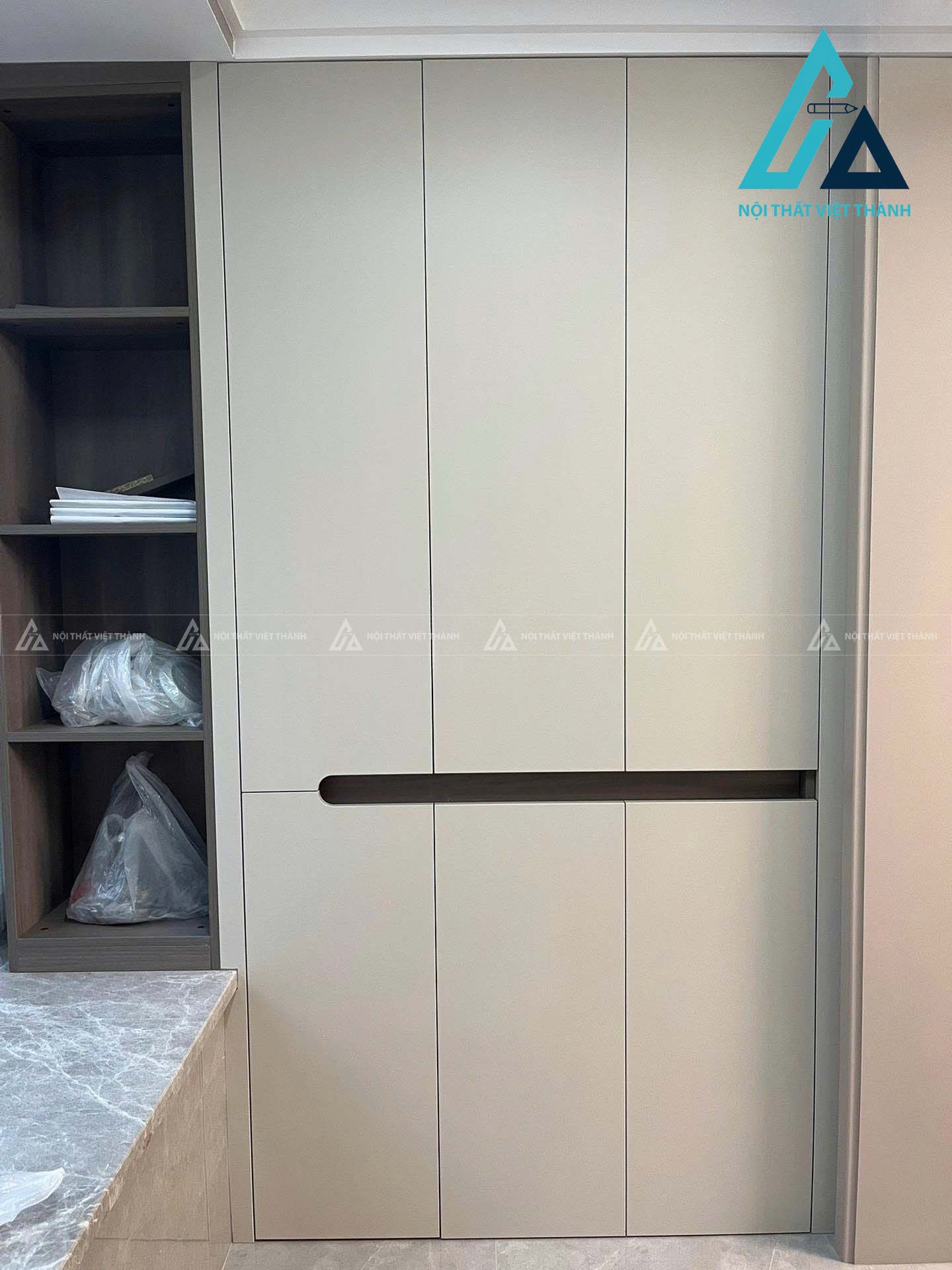 Thiết kế thi công nội thất chung cư căn hộ chú Quốc Minh Châu Thành Bến Tre 6