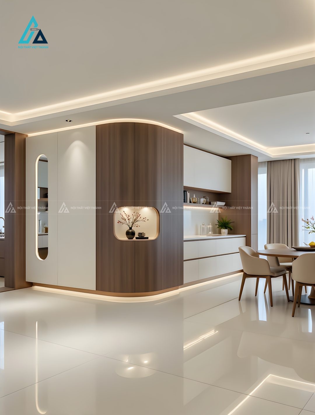 Thiết kế thi công nội thất chung cư căn hộ chú Thành Đạt Phan Thiết Bình Thuận 1