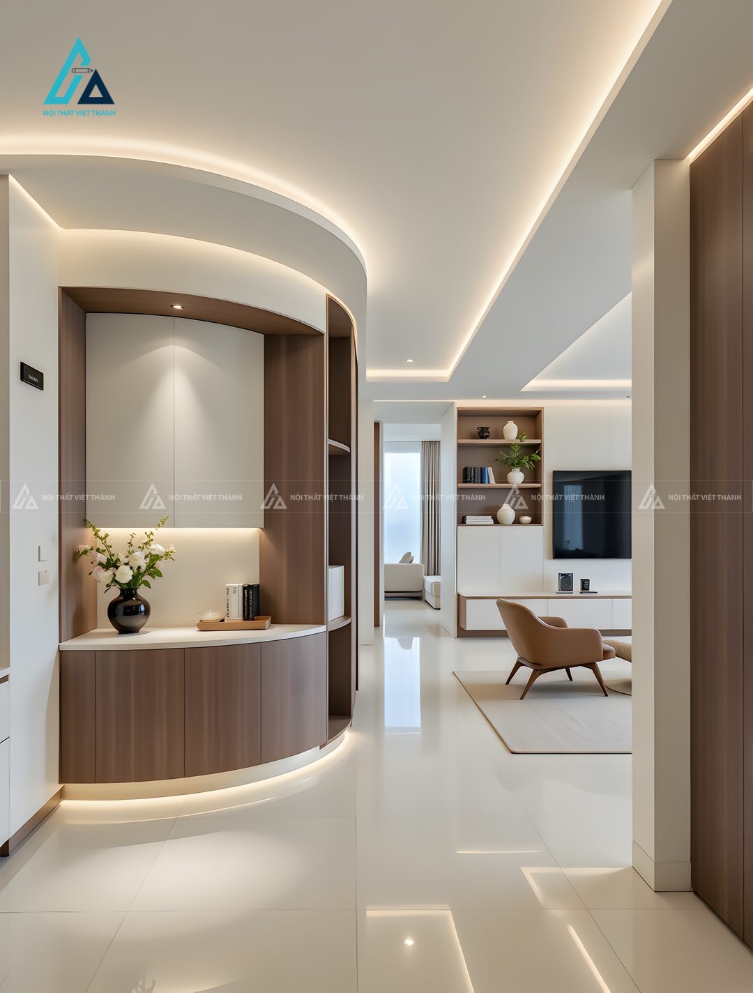 Thiết kế thi công nội thất chung cư căn hộ chú Thành Đạt Phan Thiết Bình Thuận 3