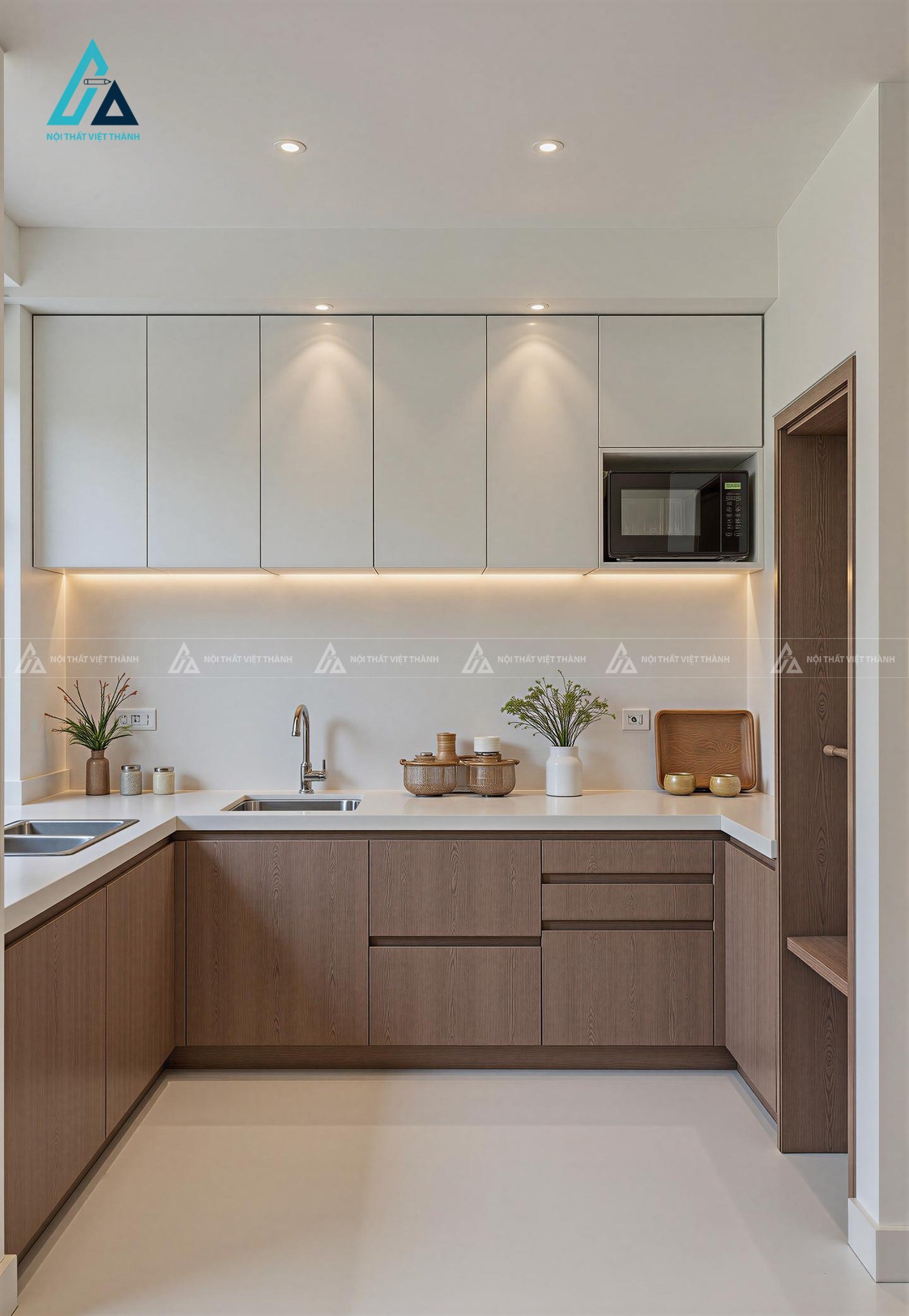 Thiết kế thi công nội thất chung cư căn hộ cô Thanh Tâm Đồng Xoài Bình Phước 2