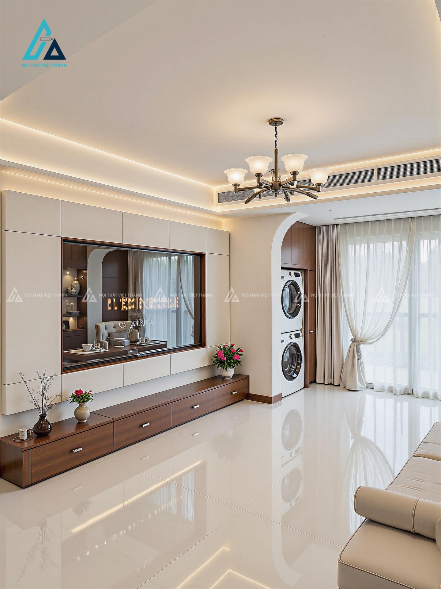 Thiết kế thi công nội thất chung cư căn hộ cô Thanh Tâm Đồng Xoài Bình Phước 3