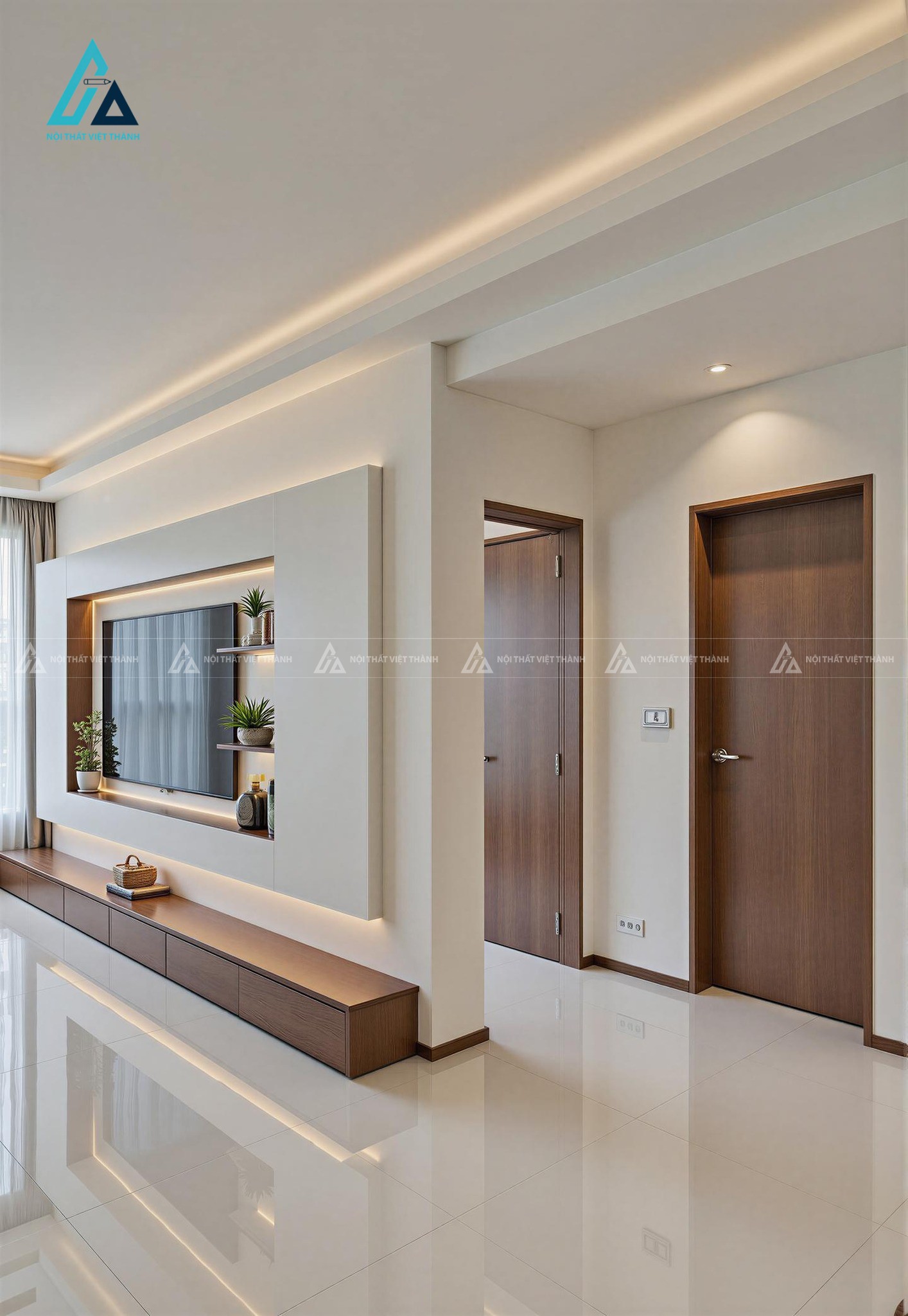 Thiết kế thi công nội thất chung cư căn hộ cô Thanh Tâm Đồng Xoài Bình Phước 4