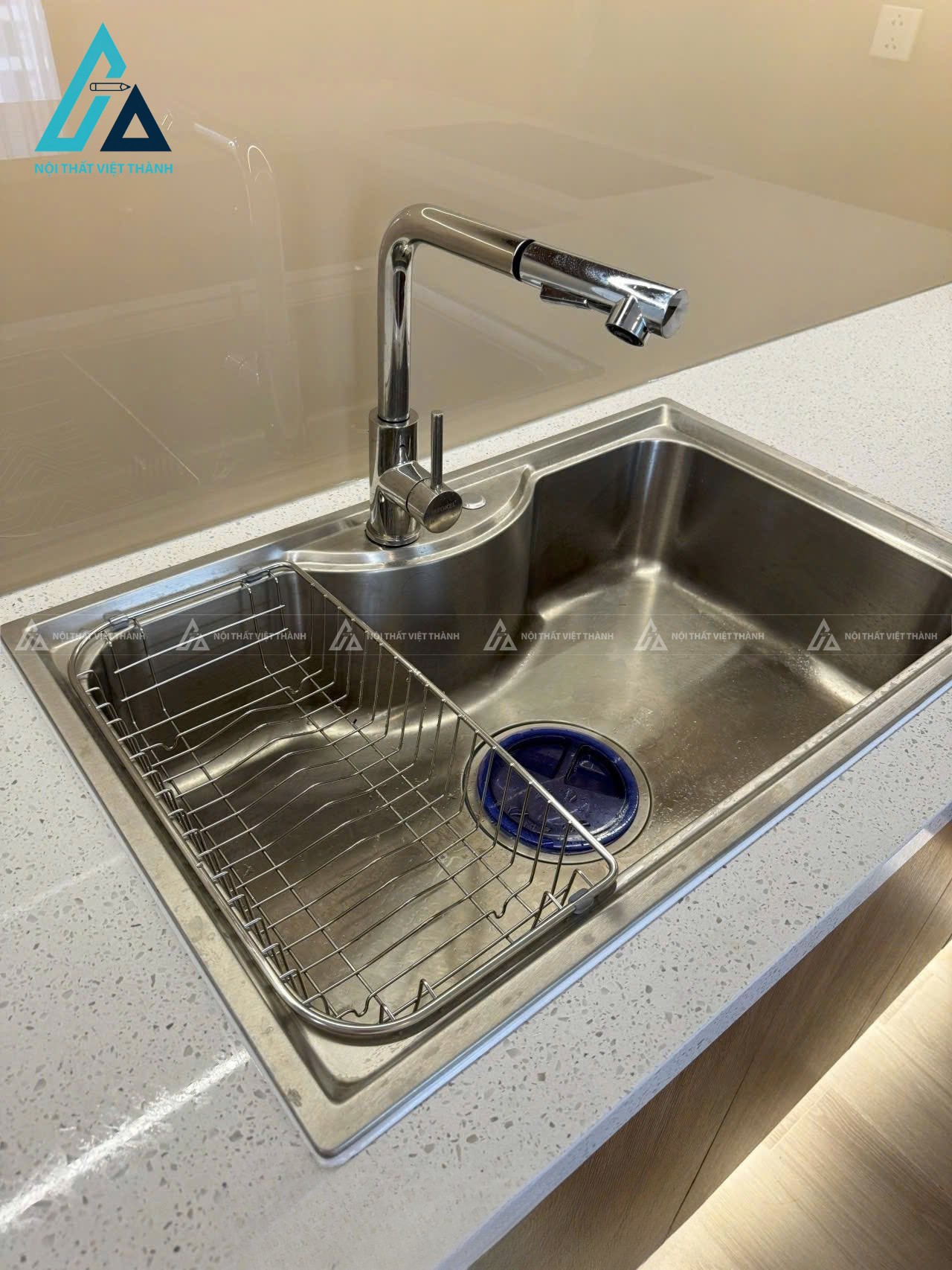 Thiết kế thi công nội thất nhà bếp chị Thùy Trang Long Xuyên An Giang 3