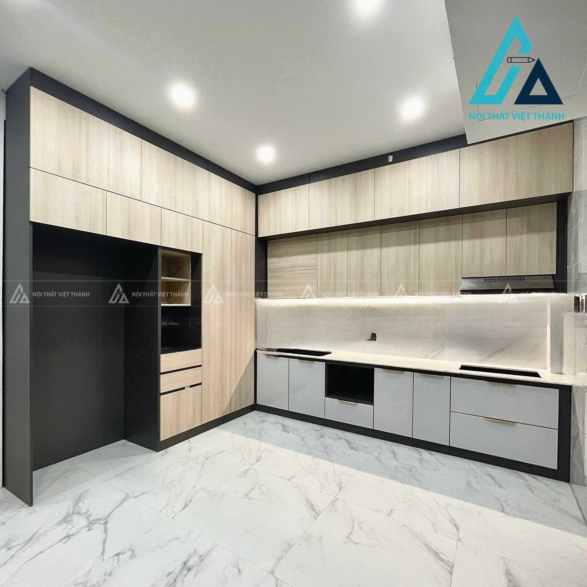 Thiết kế thi công nội thất nhà bếp cô Hồng Loan Rạch Giá Kiên Giang 1