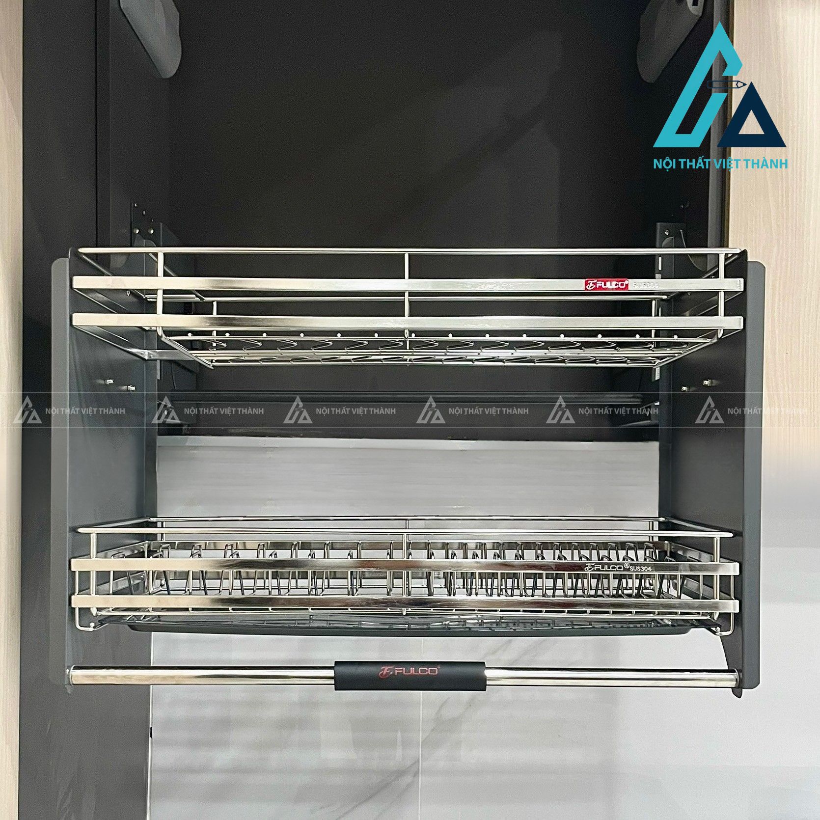 Thiết kế thi công nội thất nhà bếp cô Hồng Loan Rạch Giá Kiên Giang 7