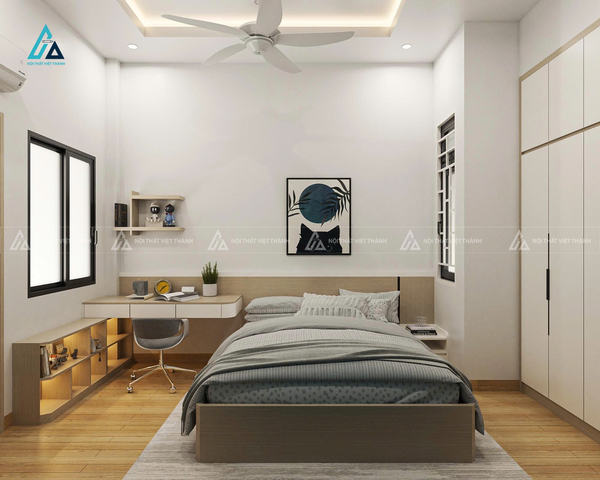 Thiết kế thi công nội thất nhà phố chú Thanh Hải Trảng Bàng Tây Ninh 1