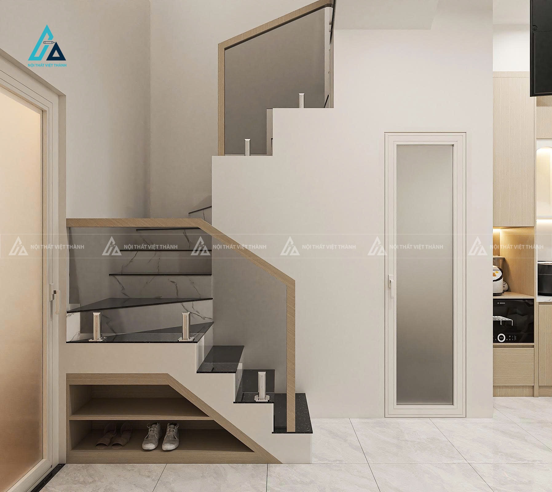 Thiết kế thi công nội thất nhà phố chú Thanh Hải Trảng Bàng Tây Ninh 12