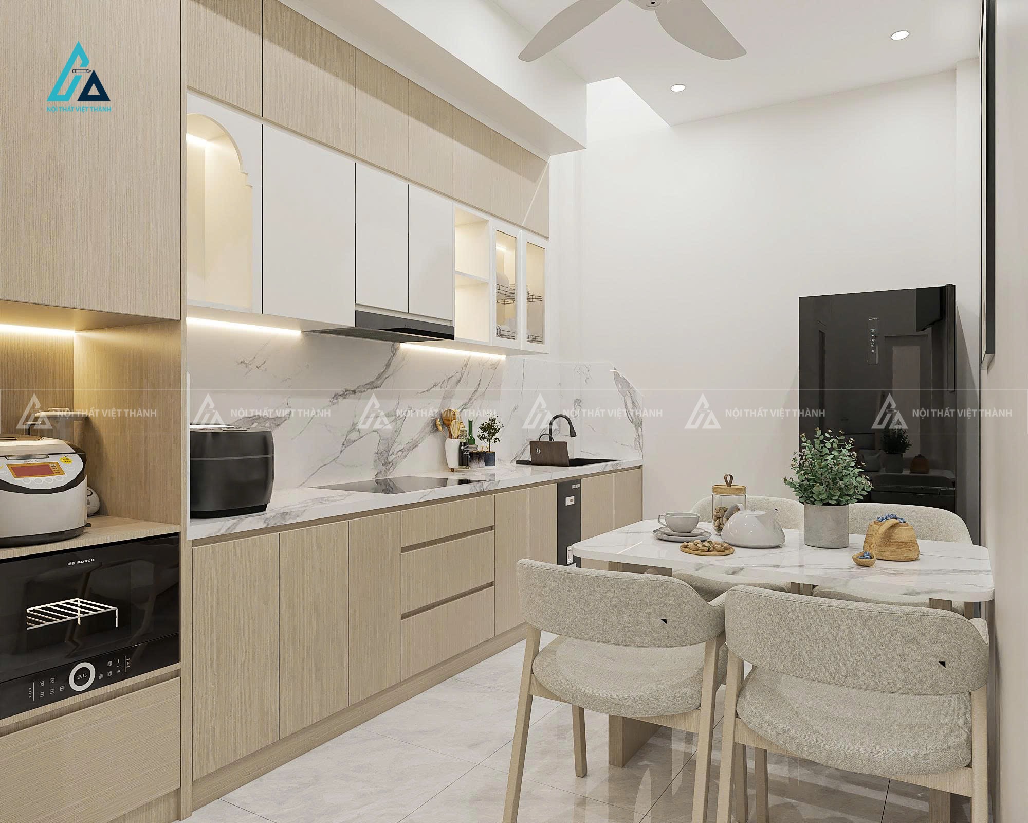 Thiết kế thi công nội thất nhà phố chú Thanh Hải Trảng Bàng Tây Ninh 13
