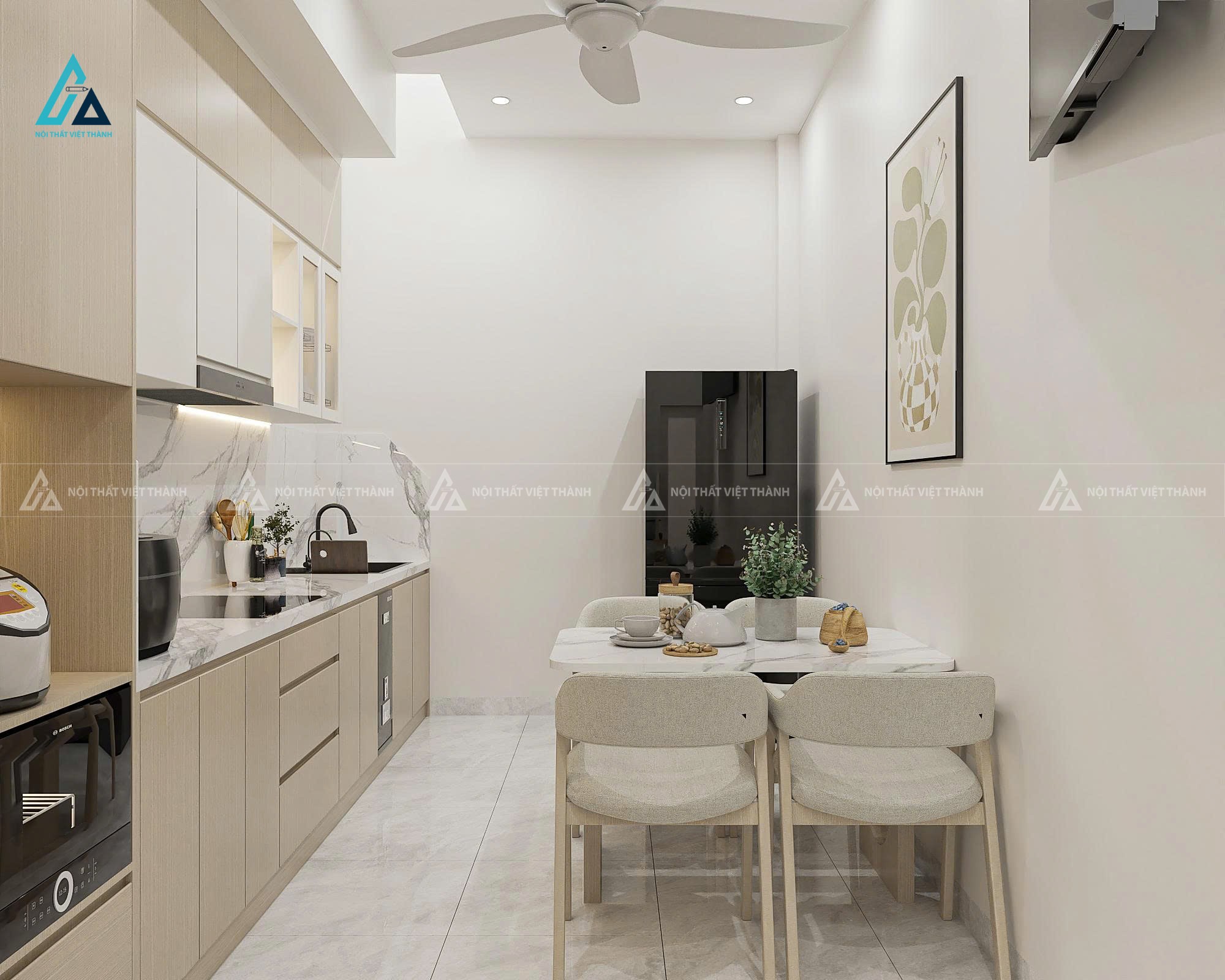 Thiết kế thi công nội thất nhà phố chú Thanh Hải Trảng Bàng Tây Ninh 16