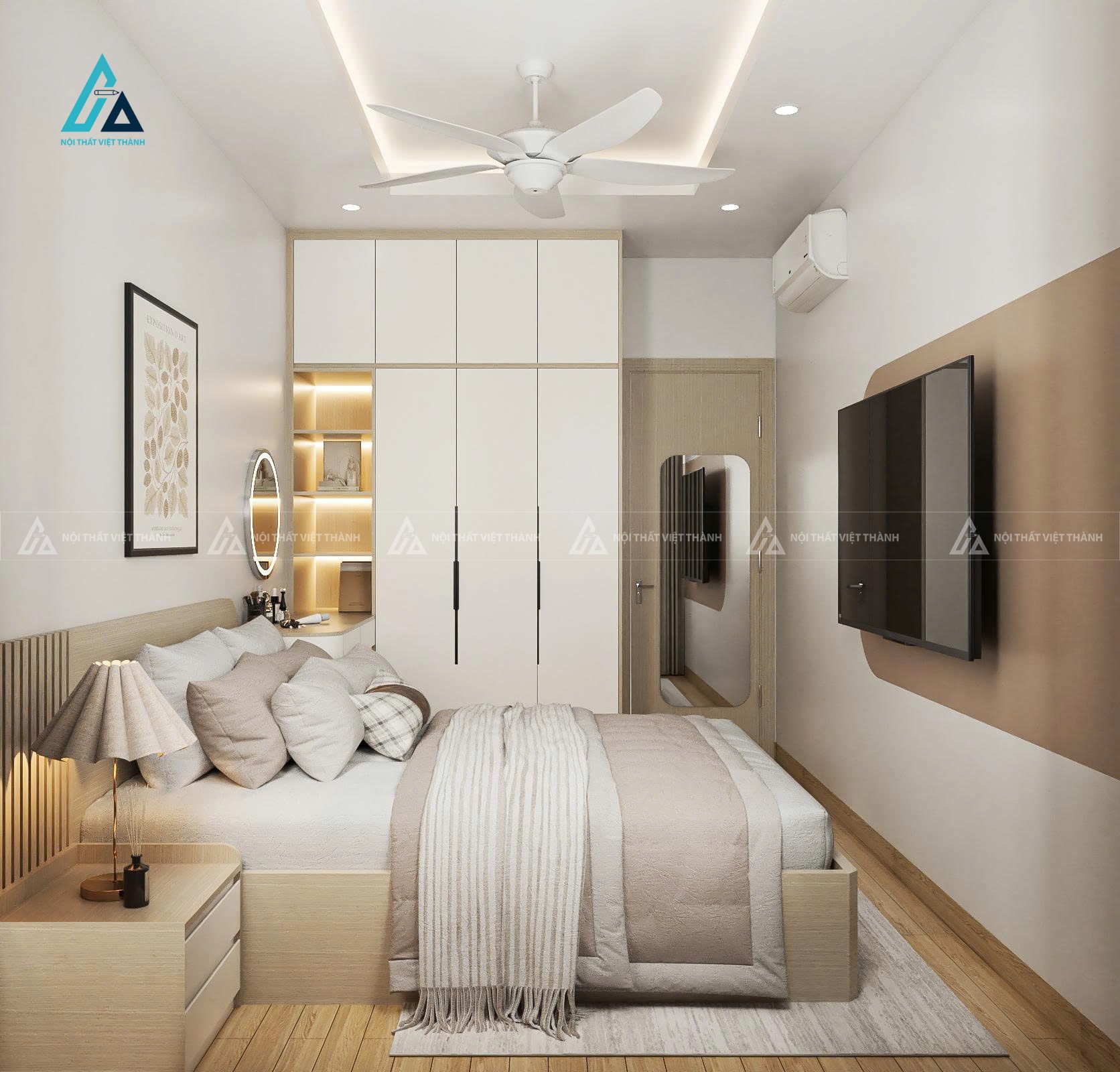 Thiết kế thi công nội thất nhà phố chú Thanh Hải Trảng Bàng Tây Ninh